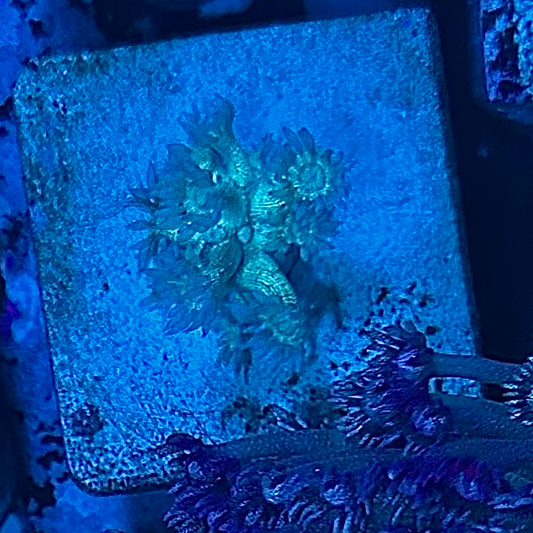 Turquoise Glitter Goni